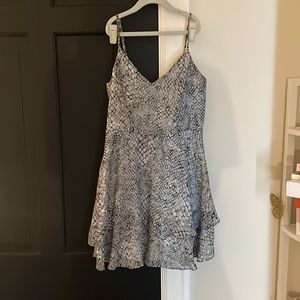 B. Darlin Snake Print Spaghetti Strap Dress - size 7/8